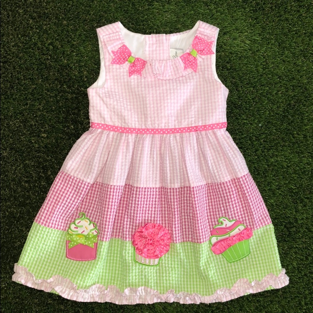 Toddler Seersucker Cupcake Dress